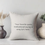 Erstellen Sie Ihr eigenes Motivierend Angebot Kissen<br><div class="desc">Erstellen Sie Ihr eigenes individuelles Angebot werfen Kissen. Funktioniert mit minimalistischer Schrift-Typografie.</div>