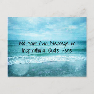 Erstellen Sie Ihr eigenes Motivierend inspirierend Postkarte