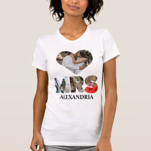 Erstellen Sie Ihr eigenes Mr. and Mrs. Foto Matchi T-Shirt