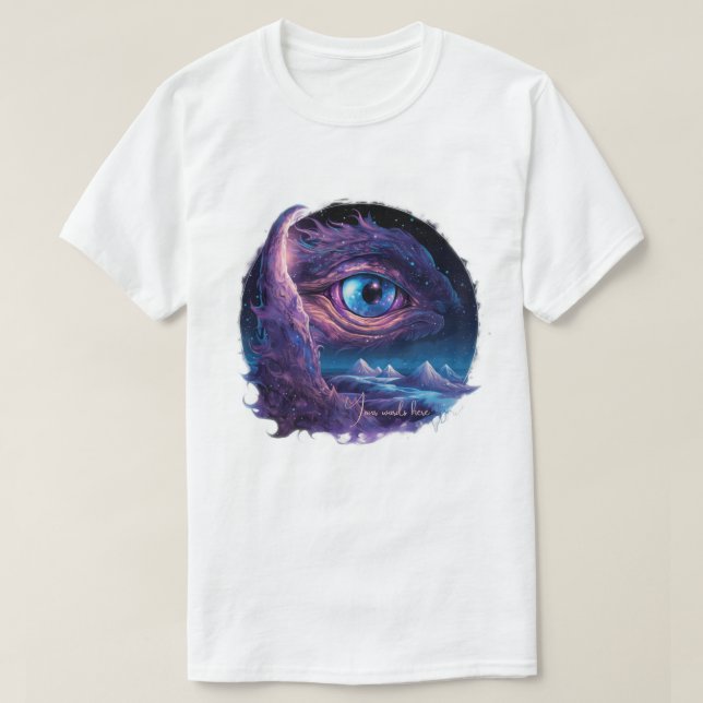 Erstellen Sie Ihr eigenes mystisches Auge. T-Shirt (Design vorne)