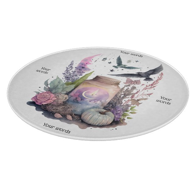 Erstellen Sie Ihr eigenes mystisches Autum Glass A Schneidebrett (Ecke)