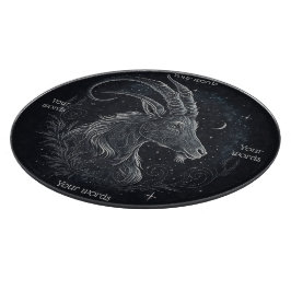 Erstellen Sie Ihr eigenes mystisches Capricorn Alt Schneidebrett