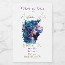 Erstellen Sie Ihr eigenes mythisches Amphitrite Ny Lebensmitteletikett