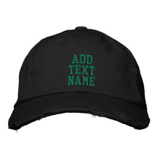 Erstellen Sie Ihr eigenes Namens-Text Stickerei-Hu Bestickte Baseballkappe