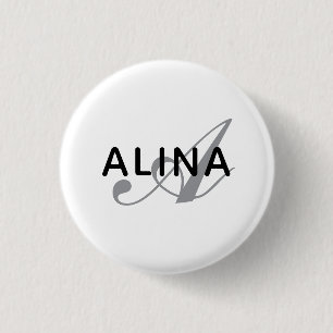 Erstellen Sie Ihr eigenes Namensmonogramm-Design 1 Button