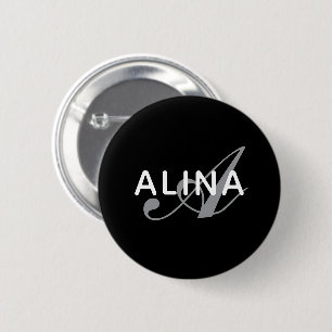 Erstellen Sie Ihr eigenes Namensmonogramm-Design 2 Button