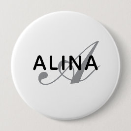Erstellen Sie Ihr eigenes Namensmonogramm-Design 4 Button