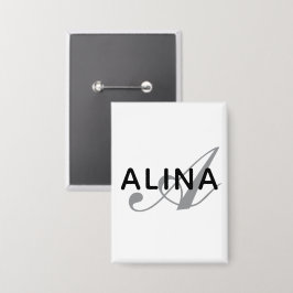 Erstellen Sie Ihr eigenes Namensmonogramm-Design-R Button