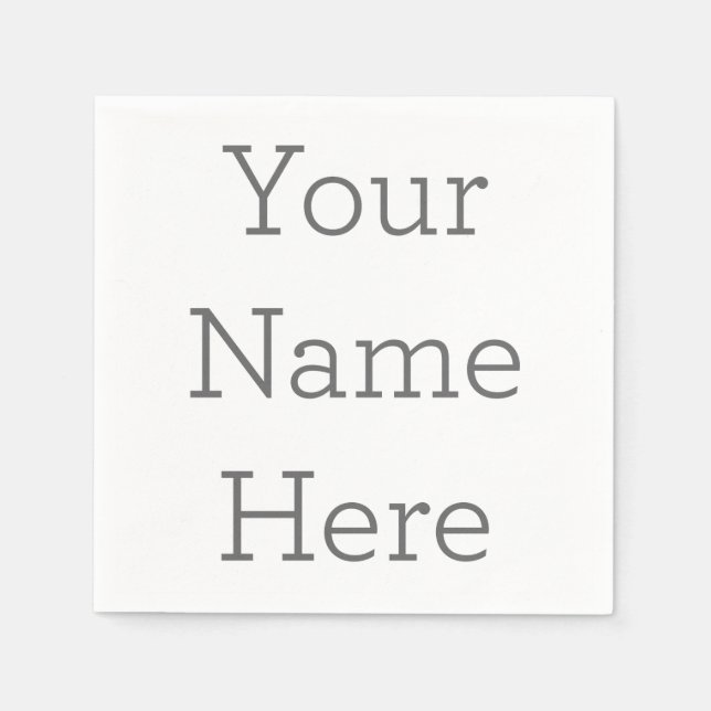 Papierservietten, Standard- Cocktailserviette (Vorderseite)