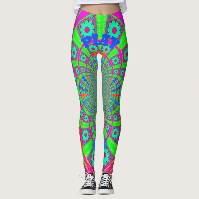 Erstellen Sie Ihr eigenes neues Jahr Brasilien Cop Leggings (Vorderseite)