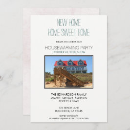 Erstellen Sie Ihr eigenes neues Zuhause Housewarmi Einladung