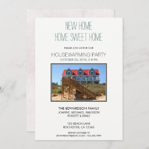 Erstellen Sie Ihr eigenes neues Zuhause Housewarmi Einladung