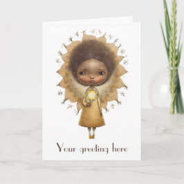 Erstellen Sie Ihr eigenes Niedliches Sonnenblumenm Feiertagskarte