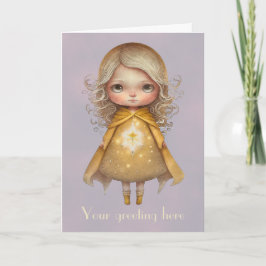 Erstellen Sie Ihr eigenes Niedliches Starlight Gir Feiertagskarte