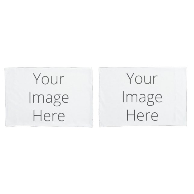 Erstellen Sie Ihr eigenes Paar von Pillowcases, St Kissenbezug (Vorderseite-Set)