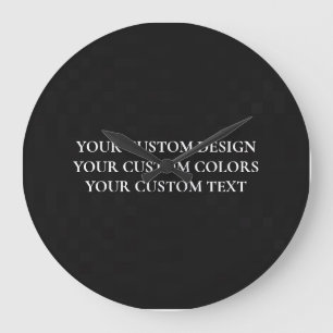 Erstellen Sie Ihr eigenes Personalisiert Große Wanduhr