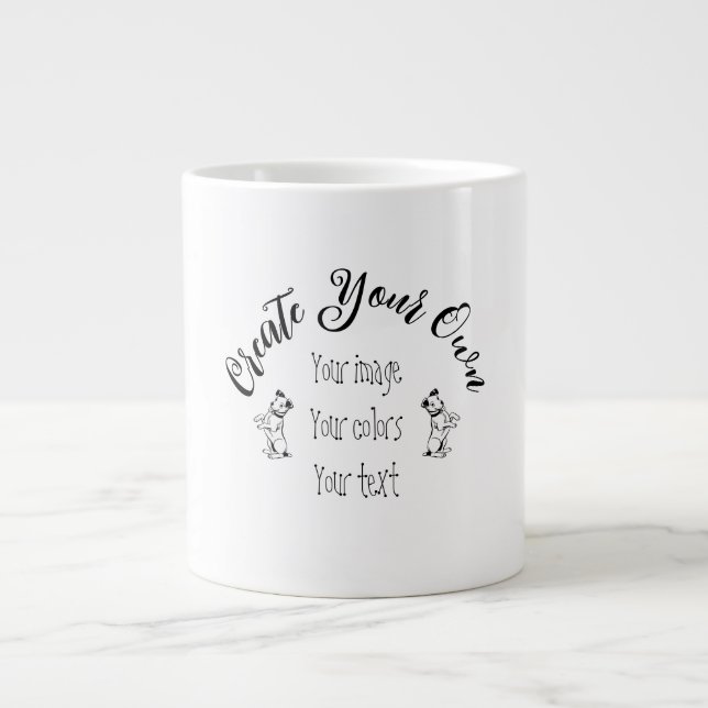 Erstellen Sie Ihr eigenes Personalisiert Jumbo-Tasse (Vorderseite)