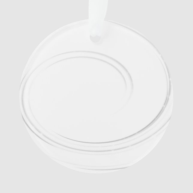 Erstellen Sie Ihr eigenes Personalisiert Ornament (Vorderseite)