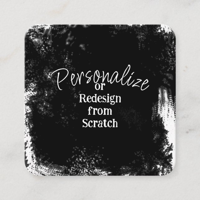 Erstellen Sie Ihr eigenes Personalisiert Quadratische Visitenkarte (Vorderseite)