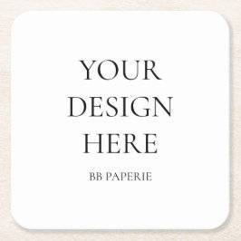 Erstellen Sie Ihr eigenes Personalisiert Rechteckiger Pappuntersetzer