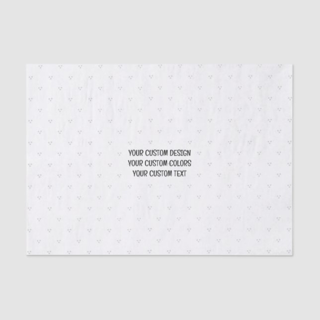 Erstellen Sie Ihr eigenes Personalisiert Seidenpapier (Vorderseite)