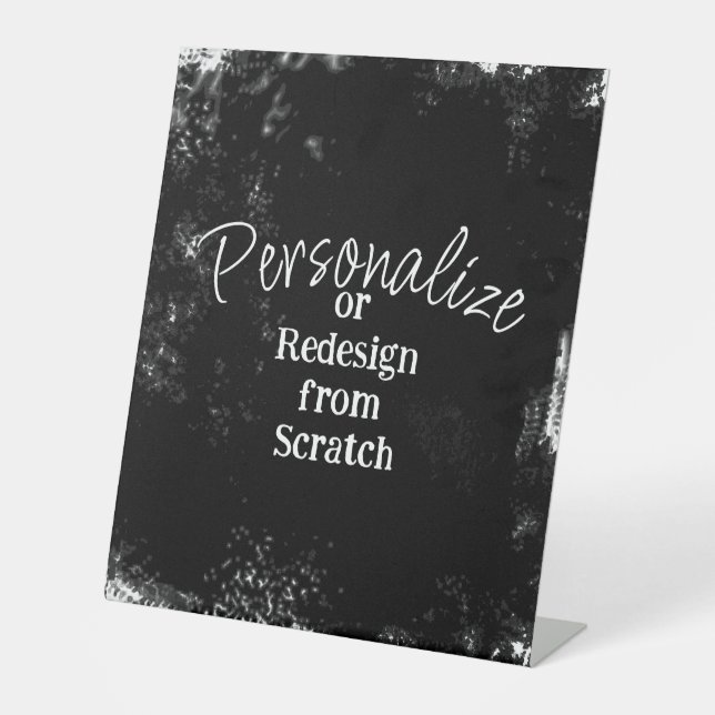 Erstellen Sie Ihr eigenes Personalisiert Sockelschild (Vorderseite)