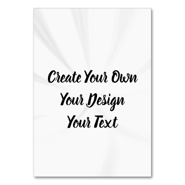 Erstellen Sie Ihr eigenes Personalisiert Tischnummer (Vorderseite)