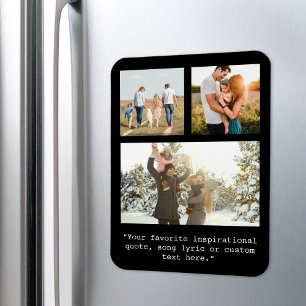 Erstellen Sie Ihr eigenes Personalisiertes 3-Foto Magnet