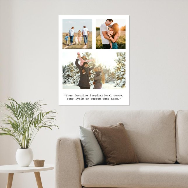 Erstellen Sie Ihr eigenes Personalisiertes 3-Foto  Poster (Von Creator hochgeladen)