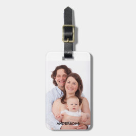 Erstellen Sie Ihr eigenes Personalisiertes Foto Gepäckanhänger