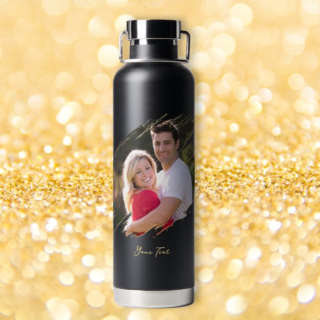 Erstellen Sie Ihr eigenes Personalisiertes Foto un Trinkflasche (Create Your Own Custom Personalized Photo and Text Water Bottle)