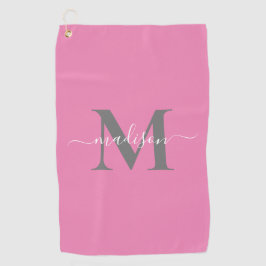 Erstellen Sie Ihr eigenes Personalisiertes Monogra Golfhandtuch