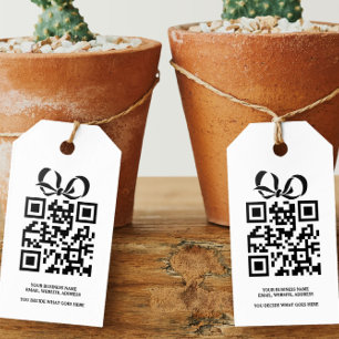 Erstellen Sie Ihr eigenes Personalisiertes QR-Code Geschenkanhänger