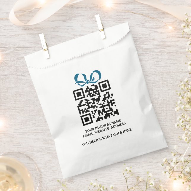 Erstellen Sie Ihr eigenes Personalisiertes QR-Code Geschenktütchen (Ausgeschnitten)