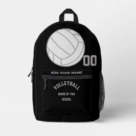 Erstellen Sie Ihr eigenes Personalisiertes Volleyb Bedruckter Rucksack