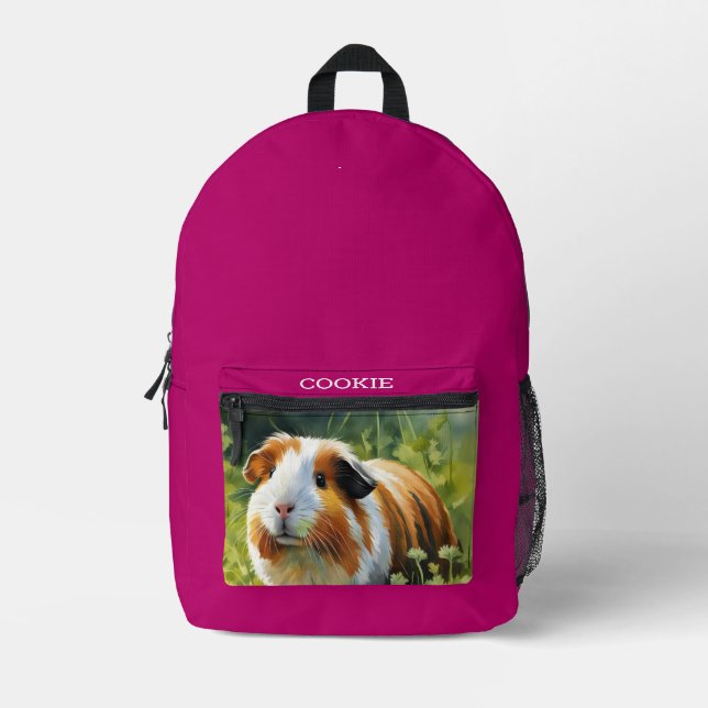 Erstellen Sie Ihr eigenes Pet-Foto Bedruckter Rucksack (Vorderseite)