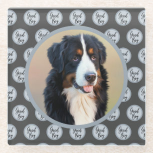 Erstellen Sie Ihr eigenes Portrait Foto Modernes G Glasuntersetzer