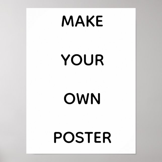 ERSTELLEN SIE IHR EIGENES POSTER (Vorne)