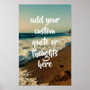 Erstellen Sie Ihr eigenes Poster. Poster