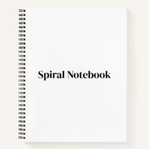 Erstellen Sie Ihr eigenes Premium 8,5" x 11" Spi Notizbuch