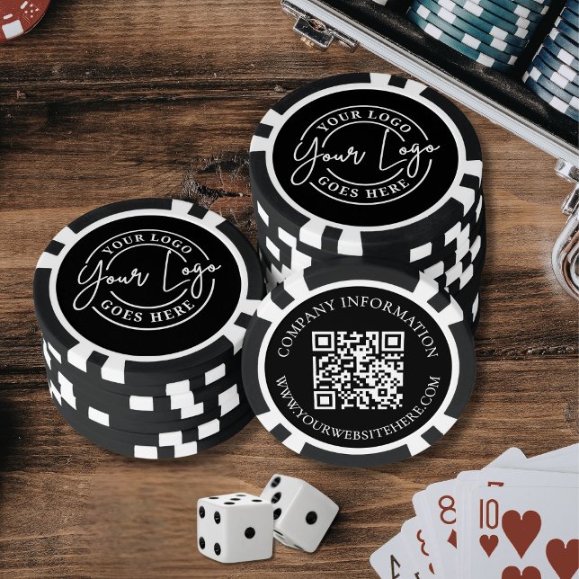 Erstellen Sie Ihr eigenes QR-Code-Logo Pokerchips (Create Your Own QR Code Logo Poker Chips)