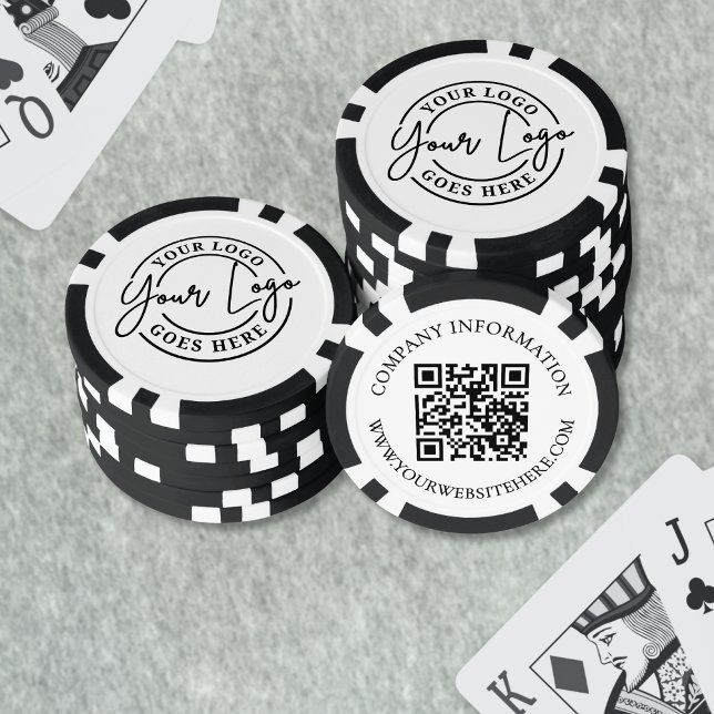 Erstellen Sie Ihr eigenes QR-Code-Logo Pokerchips (Create Your Own QR Code Logo Poker Chips)
