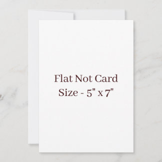 Erstellen Sie Ihr eigenes quadratisches 5" x 7"-Fl Mitteilungskarte