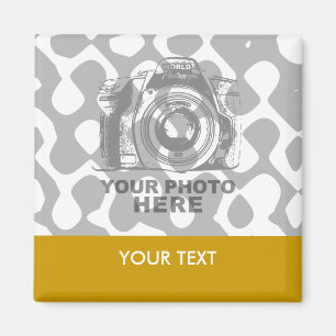 Erstellen Sie Ihr eigenes quadratisches Magnet hor