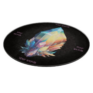 Erstellen Sie Ihr eigenes Rainbow-Kristall-Glass-A Schneidebrett