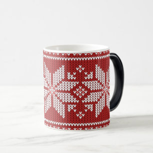 Erstellen Sie Ihr eigenes Red Christmas Sweater Mu Verwandlungstasse