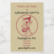 Erstellen Sie Ihr eigenes Red & Gold Ganesh-Blatt