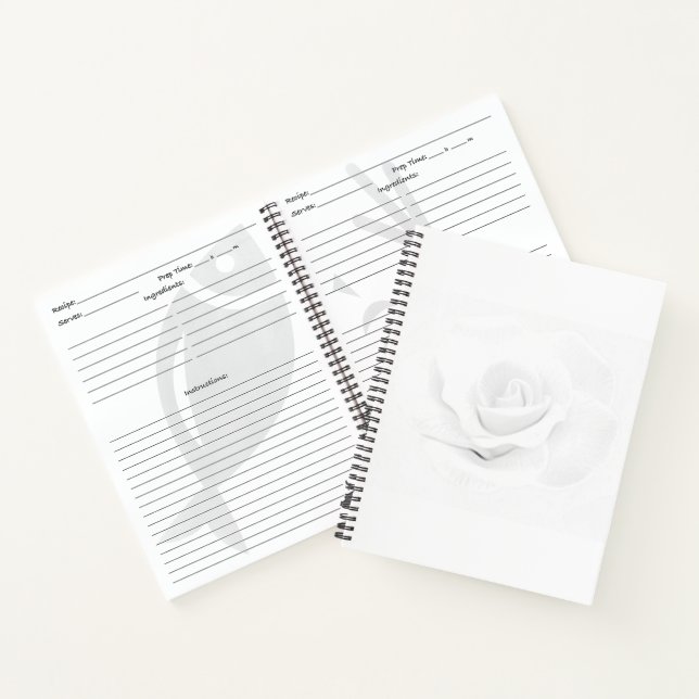 Erstellen Sie Ihr eigenes - Rezept-Buch Notizbuch (Innenseite)