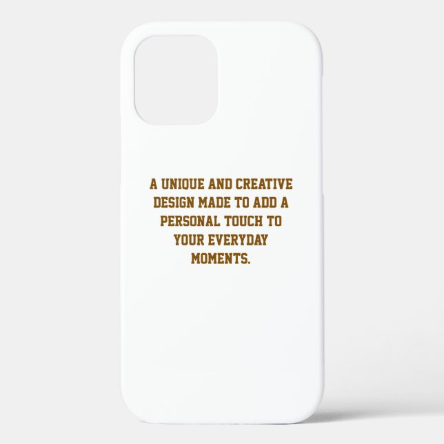 Erstellen Sie Ihr eigenes robustes iPhone 12 Case (Rückseite)