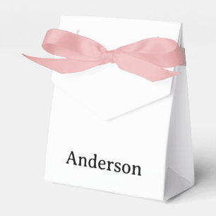 Erstellen Sie Ihr eigenes rosa Band 7,62 cm x 3,81 Geschenkschachtel